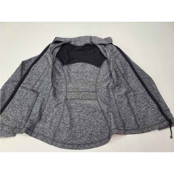 Lululemon Define Jacket Heathered Black Full Zip Grey Size 6 Womens - Picture 5 of 7